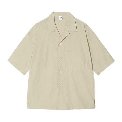 [UNISEX] Wasing Cotton Open Collar Shirts