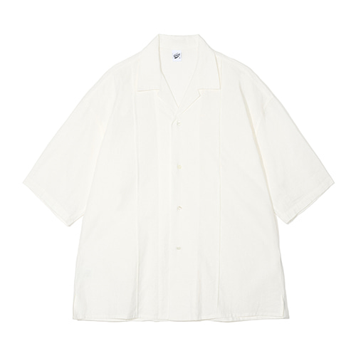 [UNISEX] Linen Open Collar Shirts