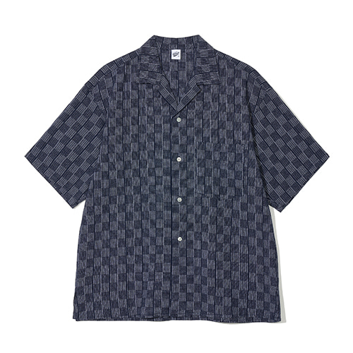 [UNISEX] Checkboarder Open Collar Shirts