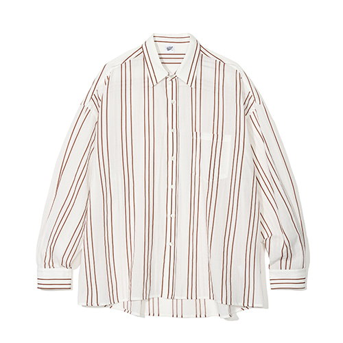 [UNISEX] Alternate Stripe Overfit Shirts