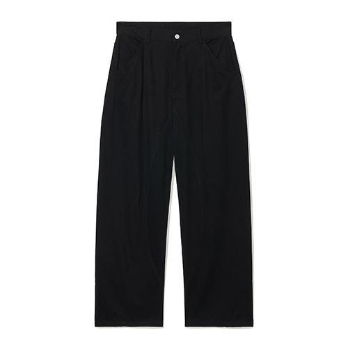 Curved Section Wide Chino Pants